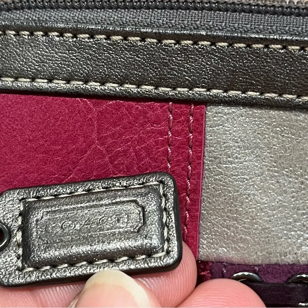 Coach EUC Patchwork Mini Purse / Wristlet - Picture 5 of 10